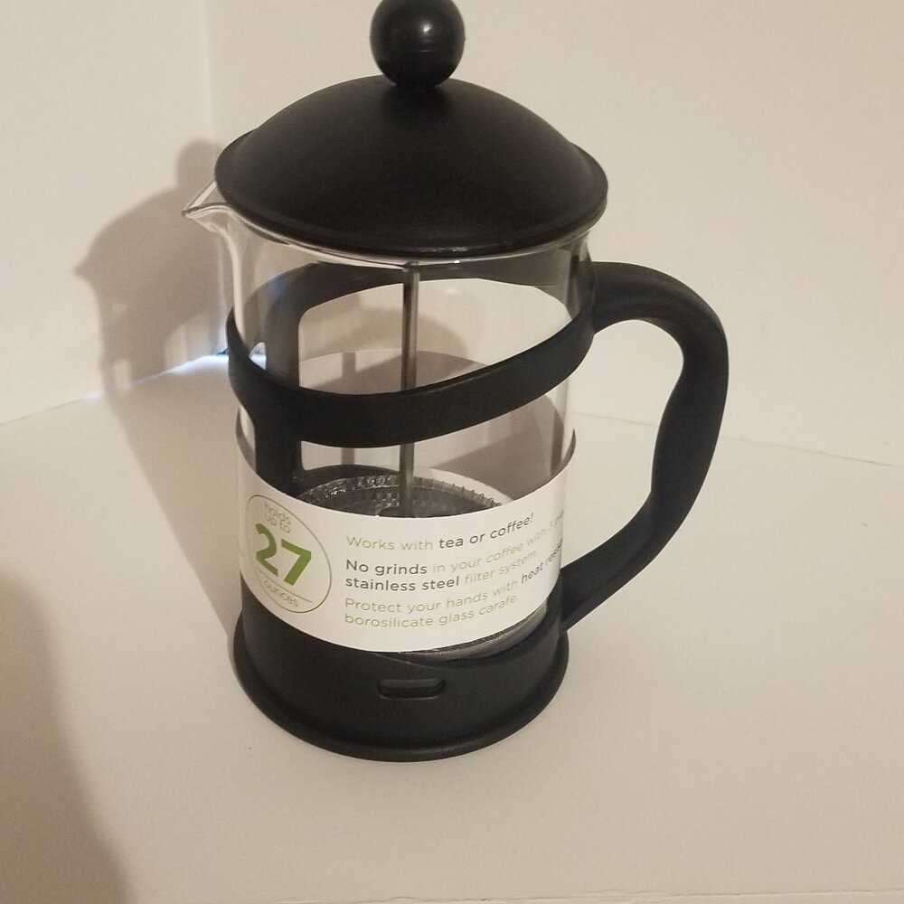 mind reader French Press Coffee & Tea Maker 27 oz, Glass